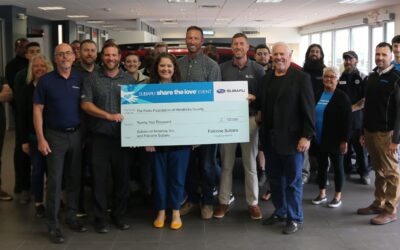 Parks Foundation of Hendricks County Receives $22,000 Donation from Falcone Automotive and Subaru Share the Love Event